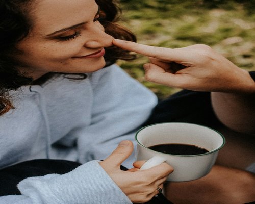 Taking a mindful moment with coffee